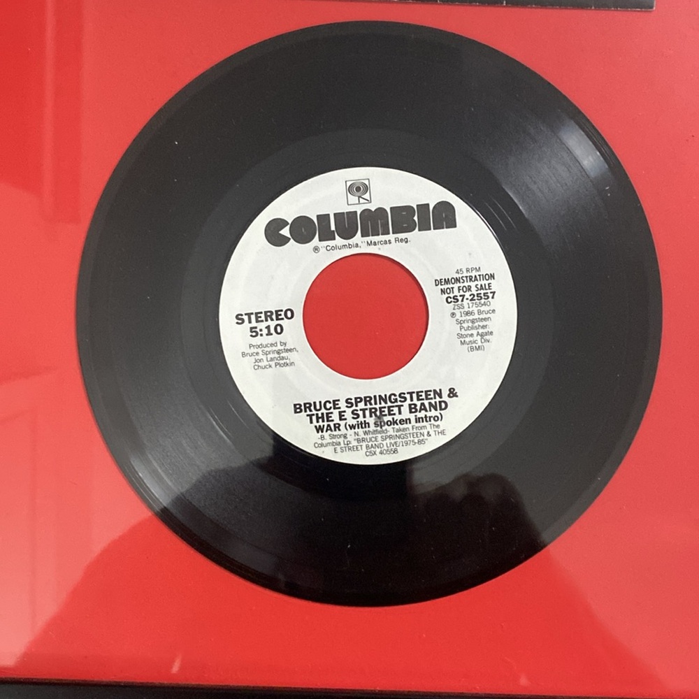 Bruce Springsteen & The E Street Band 45 Framed single - Picture 2 of 3